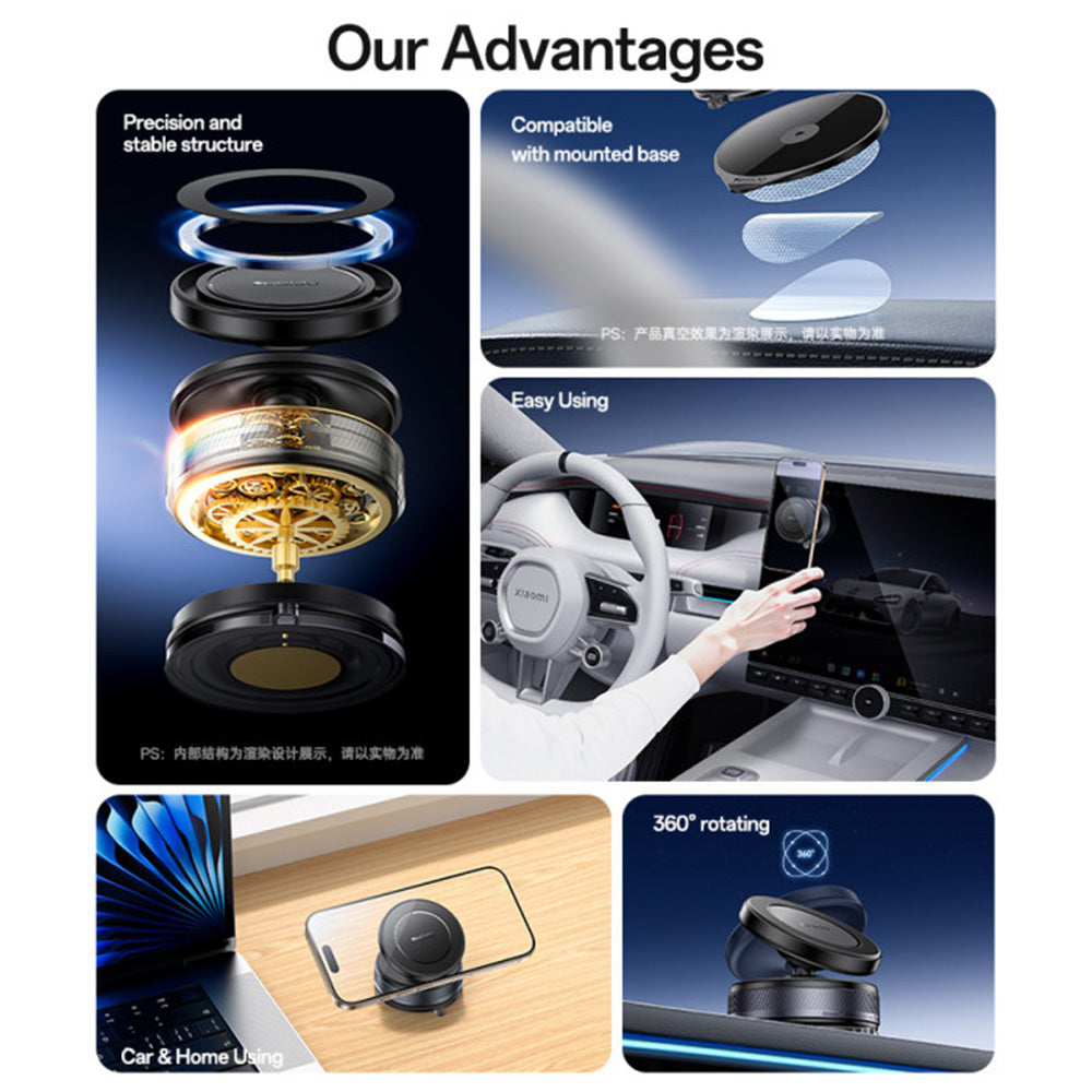 Yesido C227 Universal Magnetic Car Holder, Black