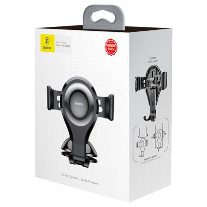 Baseus Osculum Gravity Car Mount, 63mm - 85mm, SUYL-XP01 Μαύρο