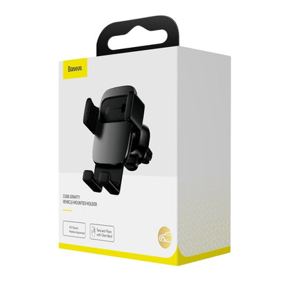 Baseus Cube Car Mount, 4.7inch - 6.6inch, Μαύρο SUYL-FK01