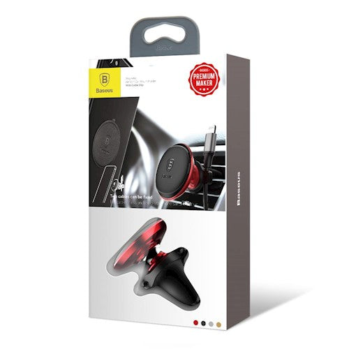 Μαγνητική Βάση Αυτοκινήτου Baseus Air Vent, Universal, Κόκκινο C40141201913-00