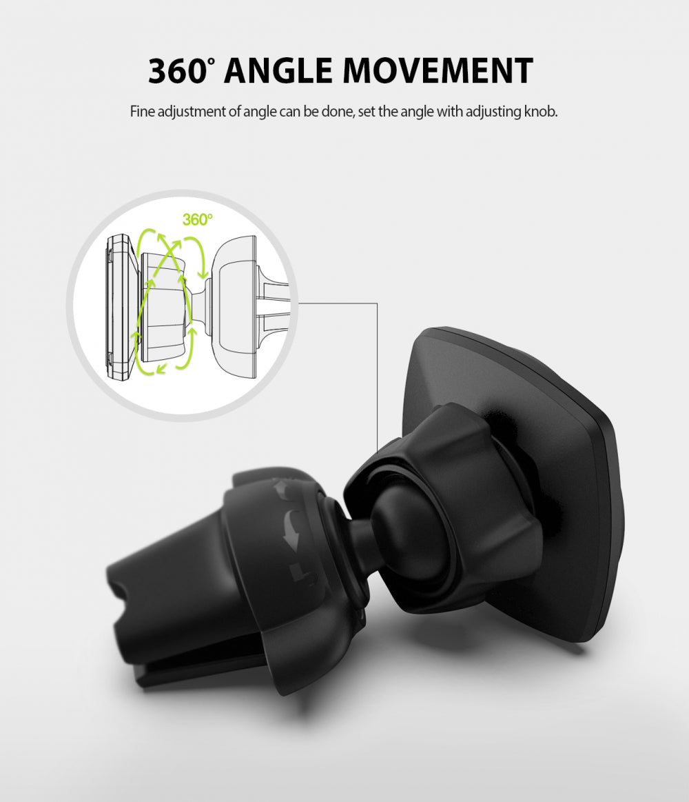 Βάση Αυτοκινήτου Μαγνητική Ringke Power Clip, Universal, Μαύρο