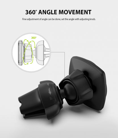 Βάση Αυτοκινήτου Μαγνητική Ringke Power Clip, Universal, Μαύρο