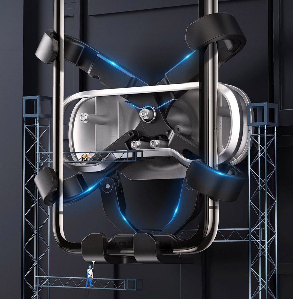 Βάση Αυτοκινήτου UGREEN Gravity Air Vent 2, Παγκόσμια, Μαύρη