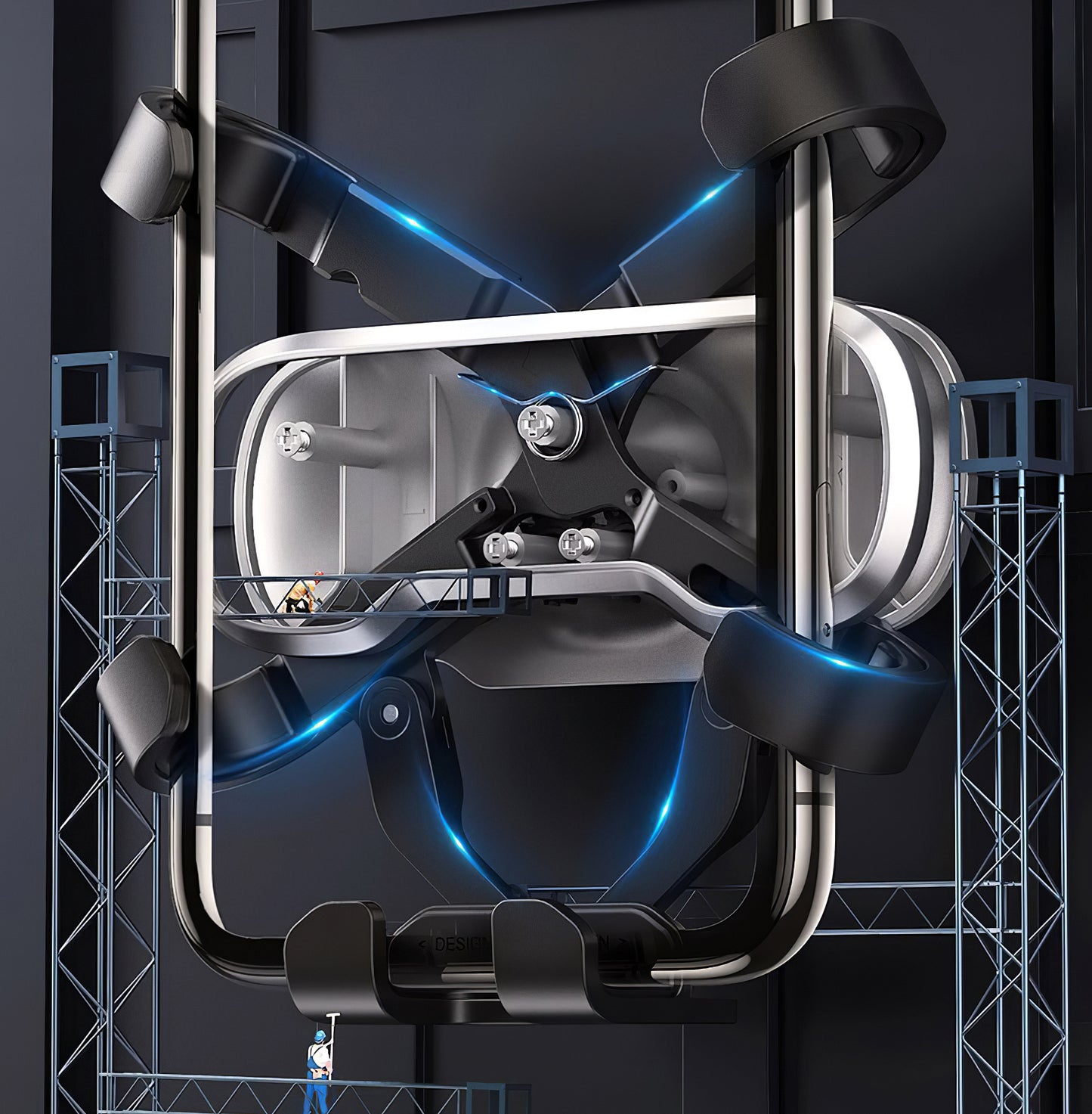 Βάση Αυτοκινήτου UGREEN Gravity Air Vent, Παγκόσμια, Μαύρη