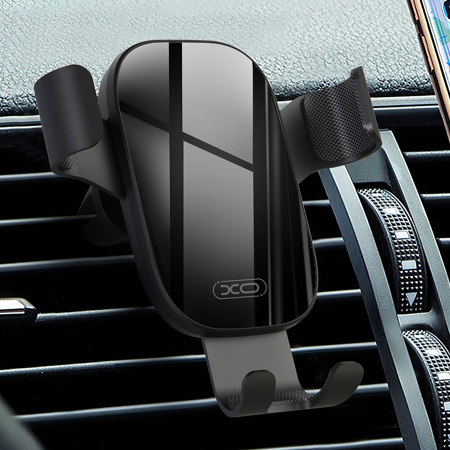 XO Design C37 Gravity Car Holder, Universal, Black