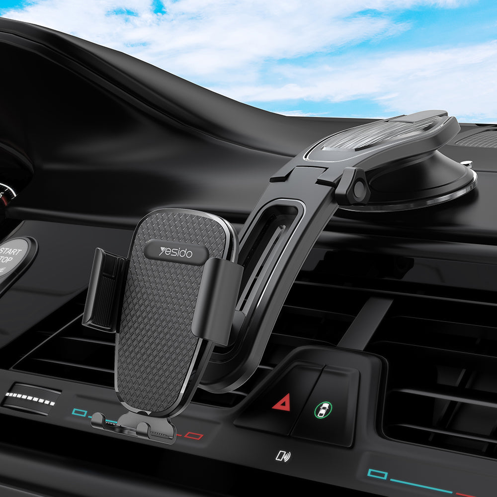 Βάση Αυτοκινήτου Yesido C130, Παγκόσμια, Μαύρη