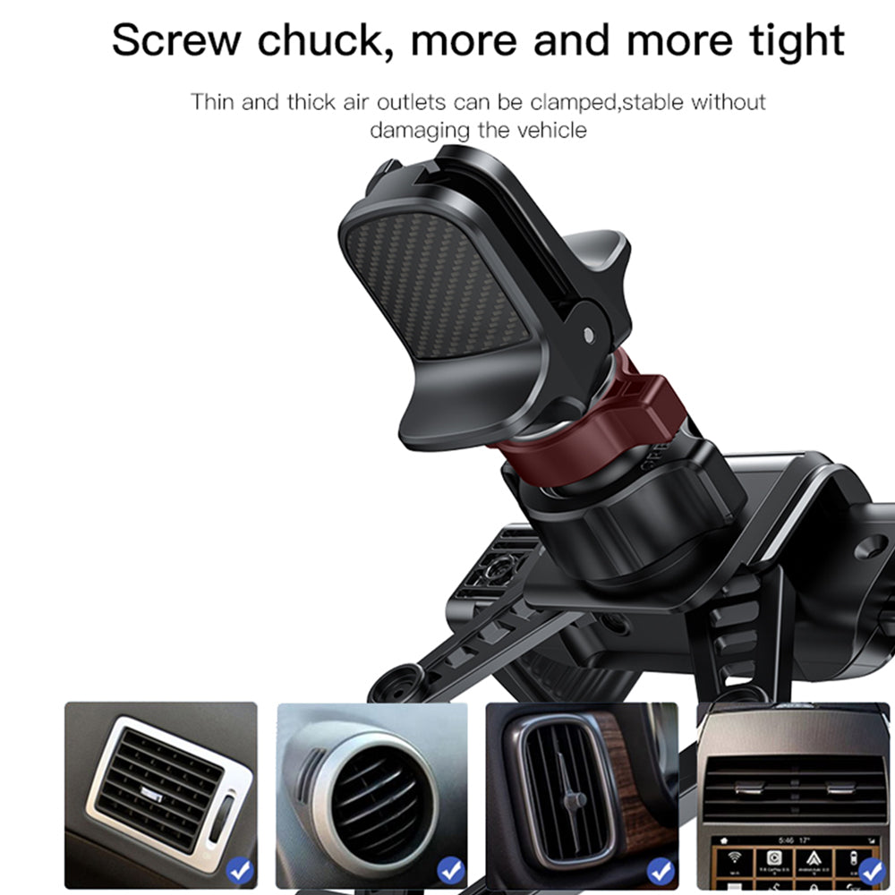 Yesido C166 Car Holder, 4.7inch - 7inch, Black