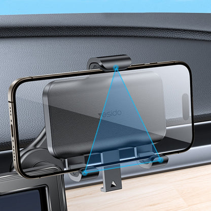 Βάση Αυτοκινήτου Yesido C250, 4.7inch - 6.8inch, Μαύρο