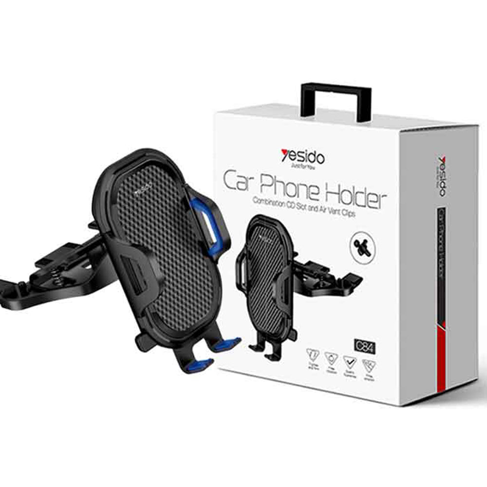 Βάση Αυτοκινήτου Yesido C84, 4.7inch - 7.4inch, Μαύρο