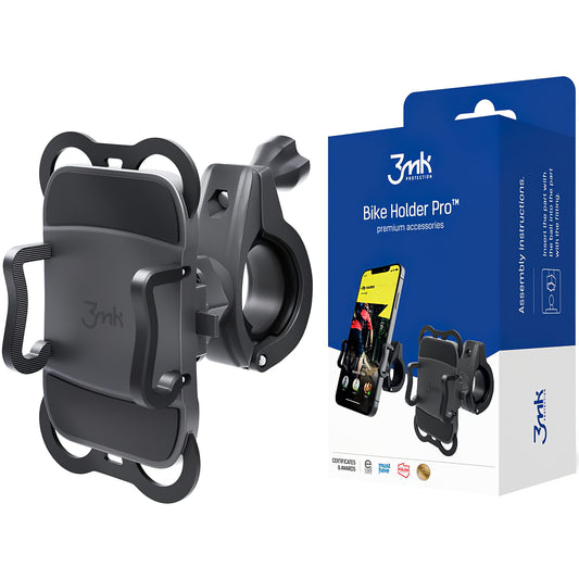 Βάση Ποδηλάτου 3MK Holder Pro, Universal, Μαύρο