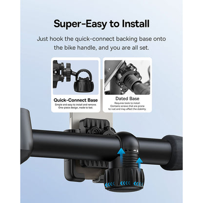 Baseus GoTrip Bicycle Holder, 5.7inch - 7.2inch, Black C40572301111-00