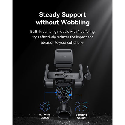 Baseus GoTrip Bicycle Holder, 5.7inch - 7.2inch, Black C40572301111-00