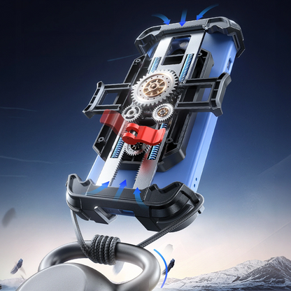 Βάση Ποδηλάτου Μοτοσικλέτας με Αντηλιακή Σκιάδα Joyroom JR-ZS526, 4.7inch - 7inch, Μαύρο