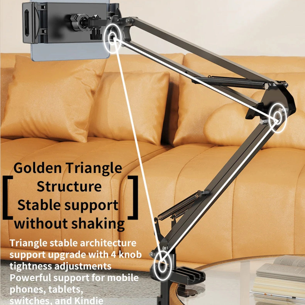 Βάση Γραφείου Yesido C296, 4inch - 12.9inch, Μαύρο