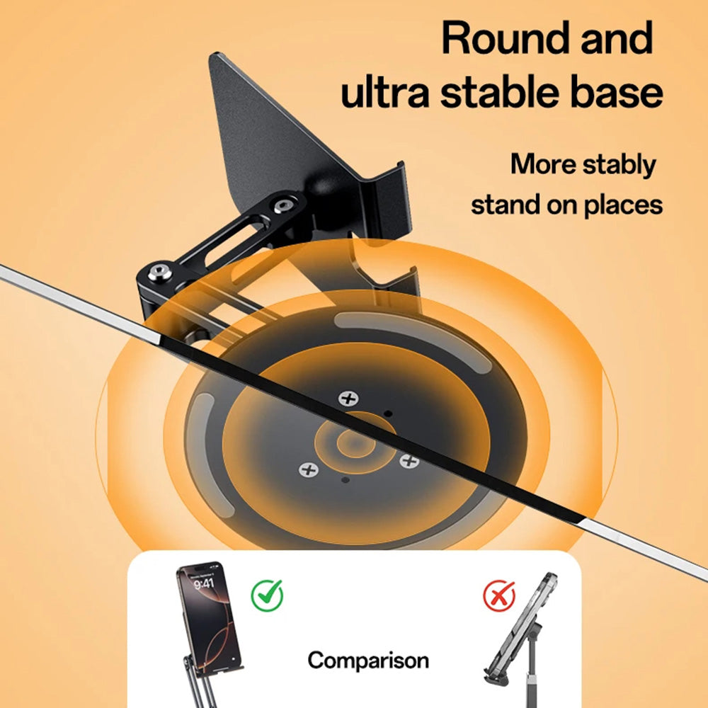 Βάση Γραφείου Yesido C300, 4.7inch - 7.2inch, Ασημί