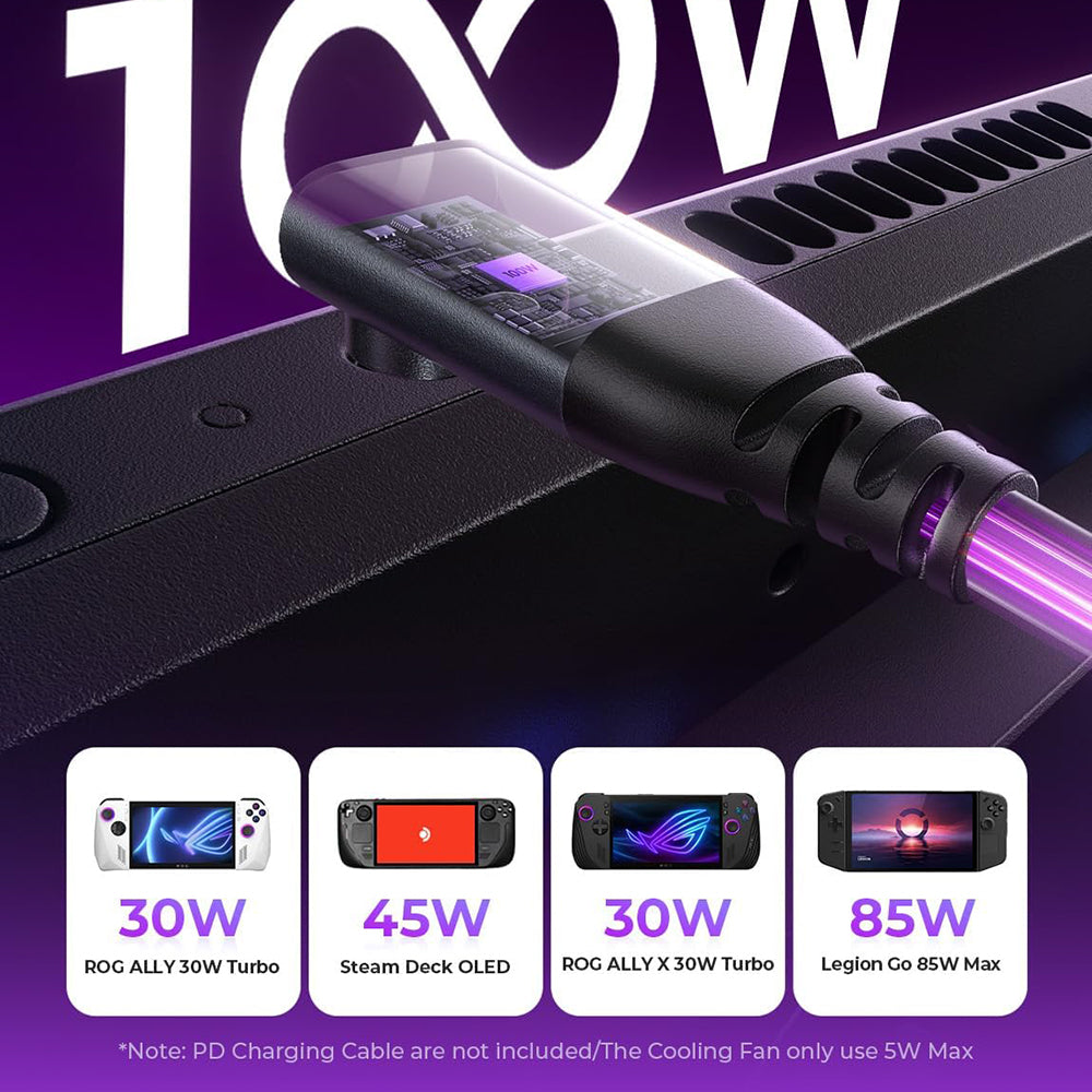 Hub Υποστήριξης με Ψύκτη Lisen S1 για Κονσόλα ROG / Lenovo / Razer / Aya / Logitech / Onexplayer Series, Μαύρο YL0423110005