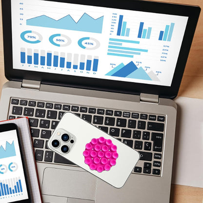 Βάση με Βεντούζες Techsuit SR-CUP, Κόκκινο