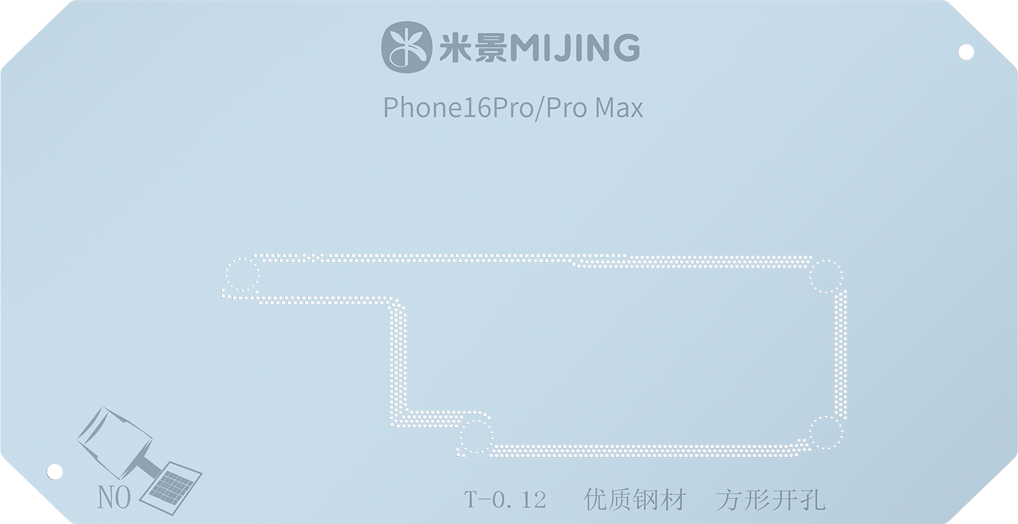 Βάση Εργασίας Reballing Mijing Z20 για Apple iPhone 16 Series