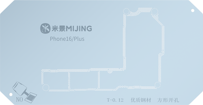 Βάση Εργασίας Reballing Mijing Z20 για Apple iPhone 16 Series