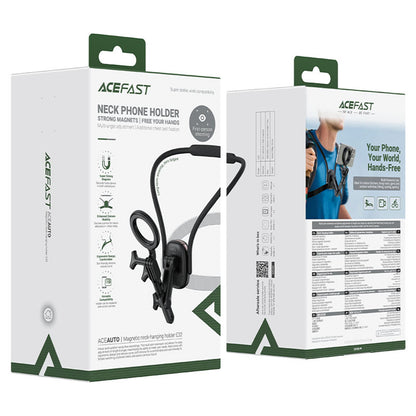 Μαγνητική Βάση Λαιμού Acefast E32, Παγκόσμια, Μαύρη