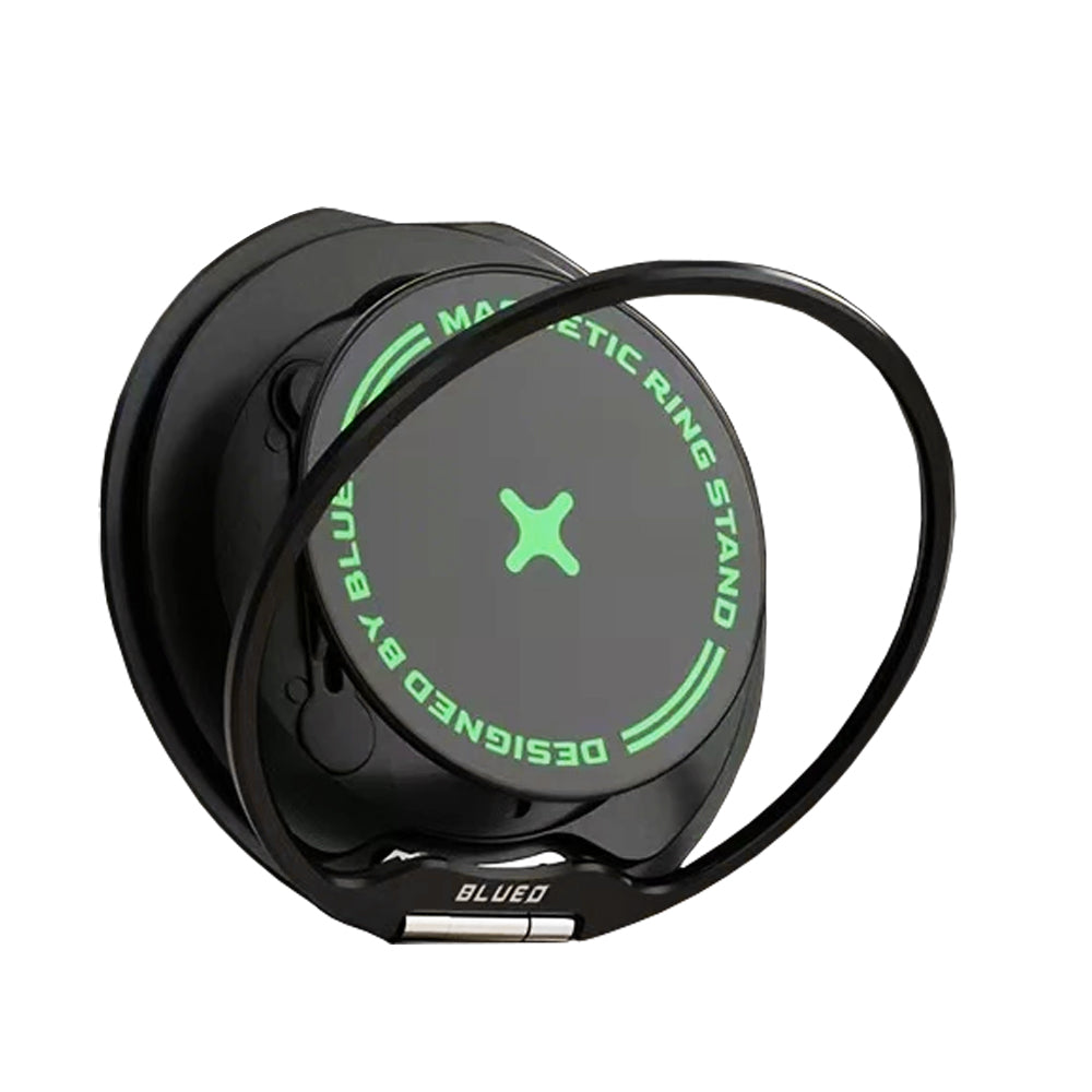 Υποστήριξη Δαχτυλιδιού Blueo Slim, Παγκόσμιο, Μαύρο