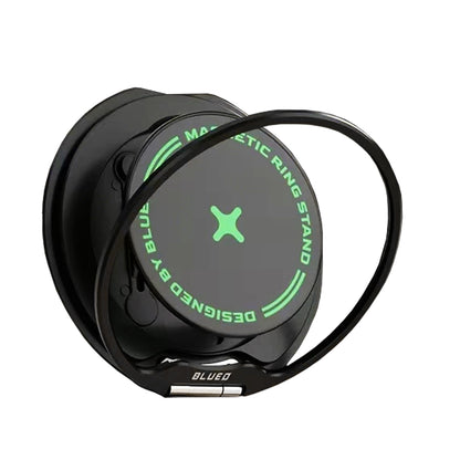 Υποστήριξη Δαχτυλιδιού Blueo Slim, Παγκόσμιο, Μαύρο