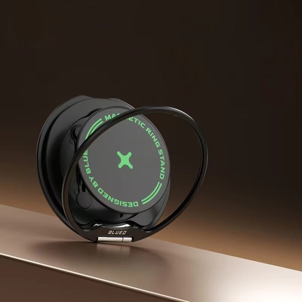 Υποστήριξη Δαχτυλιδιού Blueo Slim, Παγκόσμιο, Μαύρο