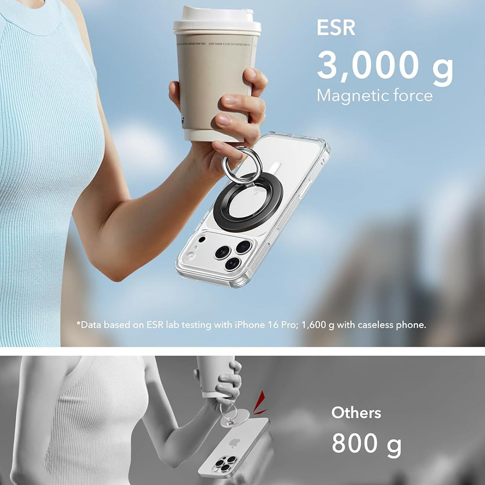 Βάση Δαχτυλιδιού ESR HaloLock, Μαύρη