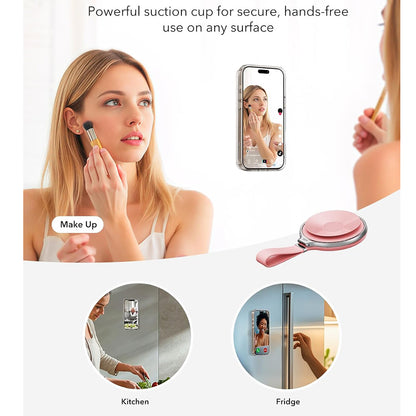 Υποστήριξη Δαχτυλιδιού ESR HaloLock Δερμάτινη, Παγκόσμια, Ροζ