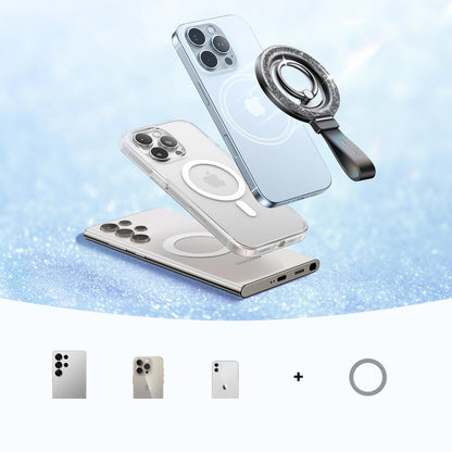 Υποστήριξη Δαχτυλιδιού Joyroom JR-ZS425 Glitter, Παγκόσμιο, Μαύρο