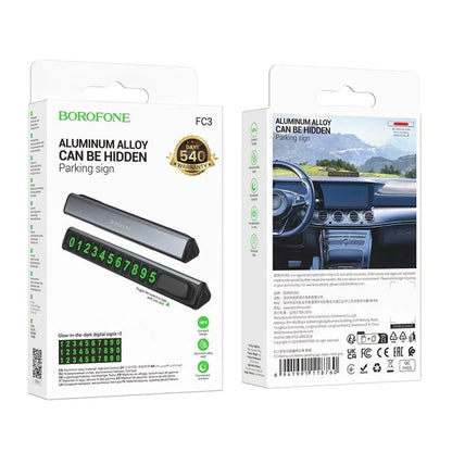Borofone FC3 Ronny Car Phone Number Holder