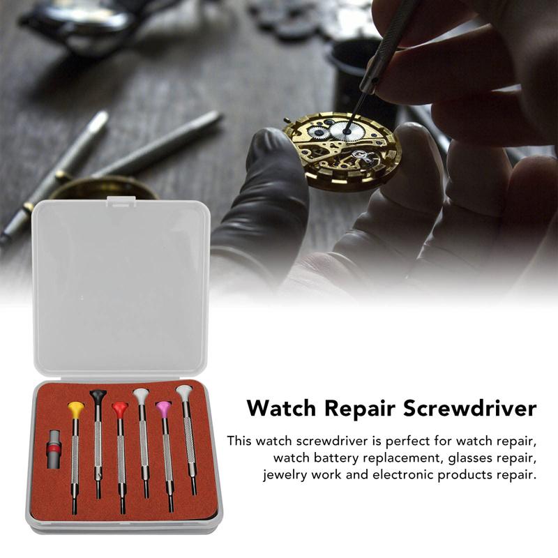 OEM Flat Type Screwdriver for Watch, 6in1