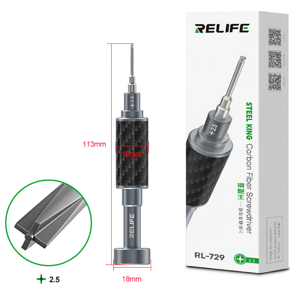 Κατσαβίδι Relife RL-729, Φιλιπς 2.5mm