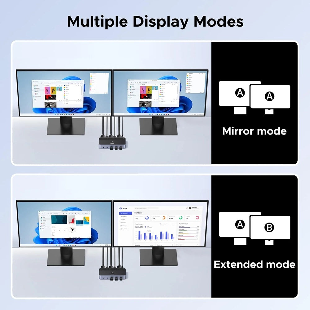 Switch Video DisplayPort UGREEN AK700 (55851), Γκρι