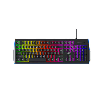 Πληκτρολόγιο Gaming HAVIT KB866L, RGB, 1.4m, Μαύρο Κόκκινο