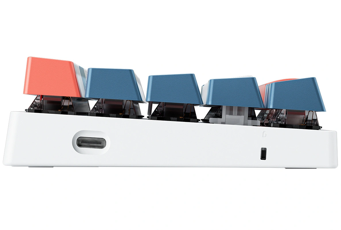 Ενσύρματο Πληκτρολόγιο Gaming USB Machenike K500-B61 Μηχανικό, RGB, Πίσω Φωτισμός Κόκκινο, Λευκό Μπλε