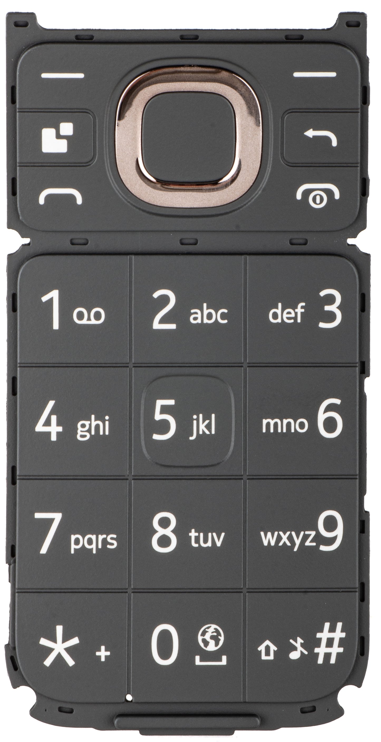 Λατινικό πληκτρολόγιο για HMD 2660 Flip, Μαύρο