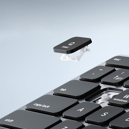 Ασύρματο Πληκτρολόγιο DUX DUCIS LK, BT / Wi-Fi, Λευκό