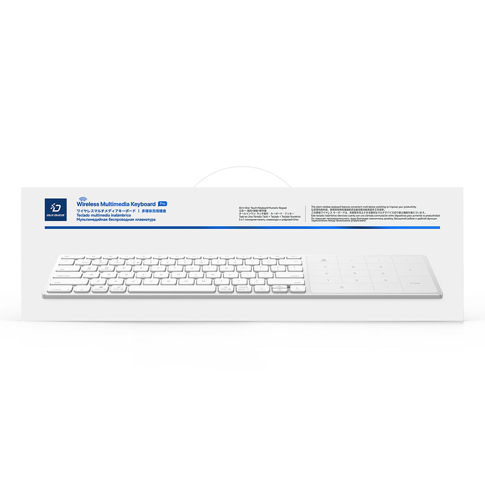 Ασύρματο Πληκτρολόγιο DUX DUCIS LK, BT / Wi-Fi, Μαύρο