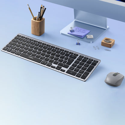 Ασύρματο Πληκτρολόγιο UGREEN K552 (75163), BT / Wi-Fi, Μαύρο
