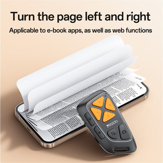 Τηλεχειριστήριο Bluetooth Multimedia Yesido SF25, Μαύρο