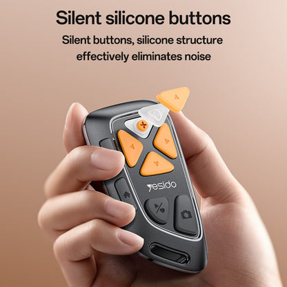 Τηλεχειριστήριο Bluetooth Multimedia Yesido SF25, Μαύρο