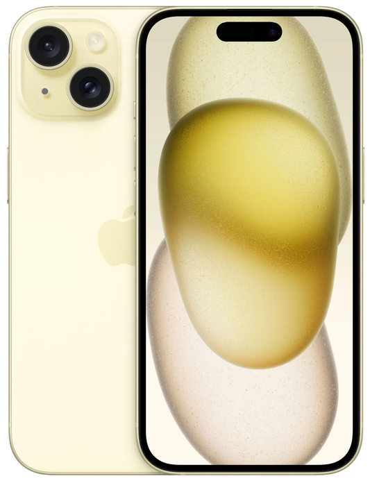 Κινητό Τηλέφωνο Apple iPhone 15, 128GB, Κίτρινο MTP23ZD/A