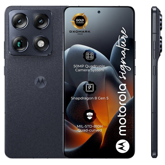 Κινητό Τηλέφωνο Motorola Signature 5G, 512GB, 16GB, Pantone Carbon PBAB0002SE