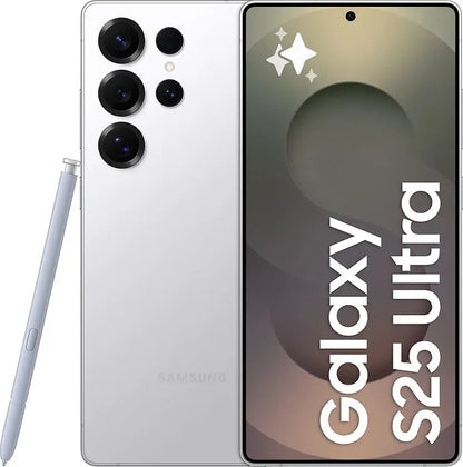 Κινητό Τηλέφωνο Samsung Galaxy S25 Ultra, 256GB, 12GB, Titanium Whitesilver DACH SM-S938BZSDEUE