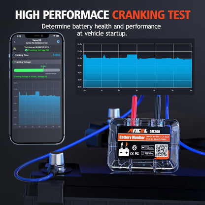 Bluetooth Tester for Car Battery Monitoring Ancel BM200