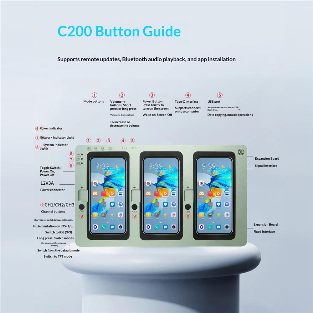 Tester Οθόνης DLN C200 για Apple iPhone X - 15 Plus Series