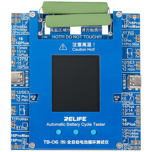 Tester Service Relife TB-06 Pro για έλεγχο αριθμού κύκλων μπαταρίας Apple iPhone 11 - 16 Series