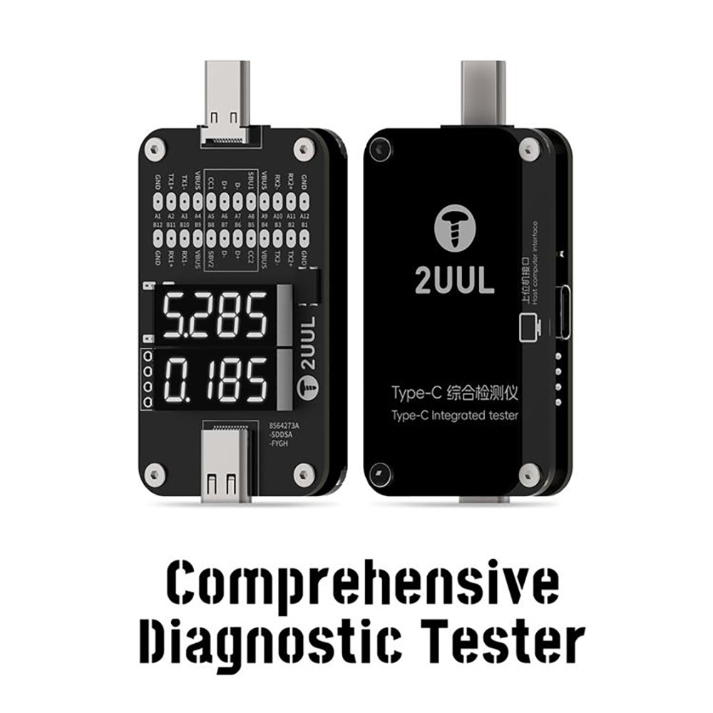Tester Τάσης 2UUL PW32, USB-C