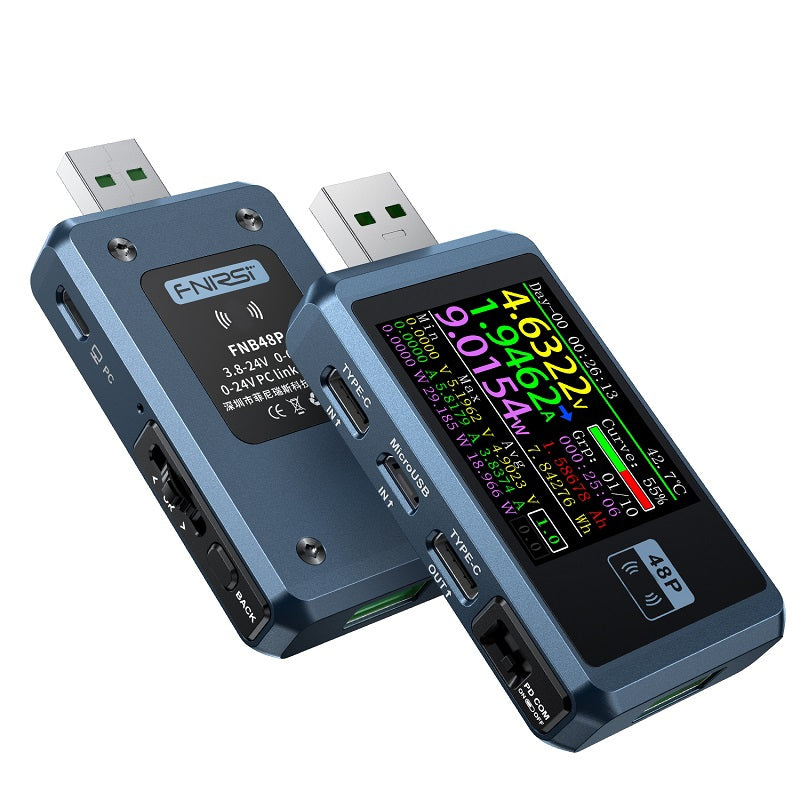 Tester Τάσης Fnirsi FNB48P, 156W, 24V